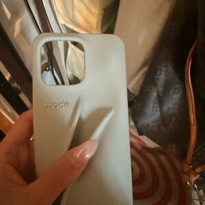 RHODE Silicone Phone Case in Pale Blue
